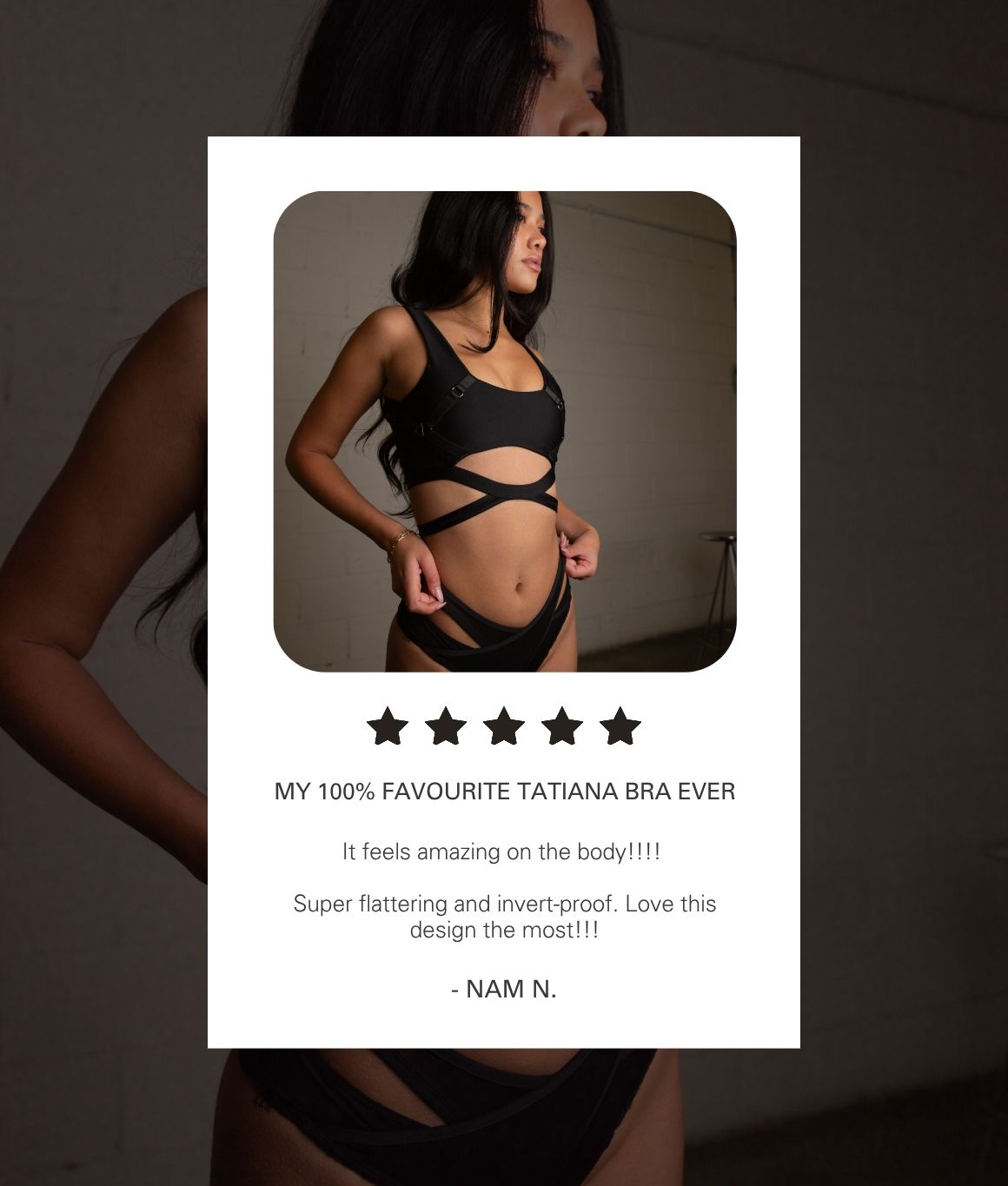 Andie Bra - Matte Black