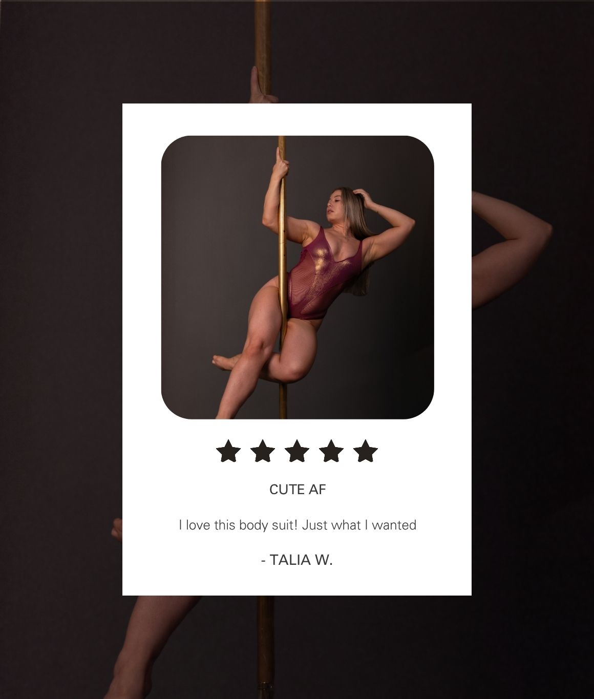 Hera Bodysuit - Matte Black