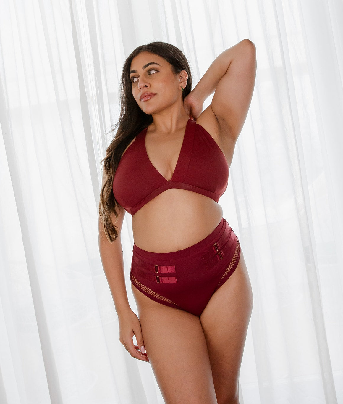 Isla Bra - Matte Burgundy
