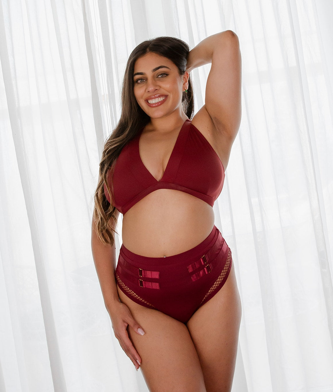 Isla Bra - Matte Burgundy