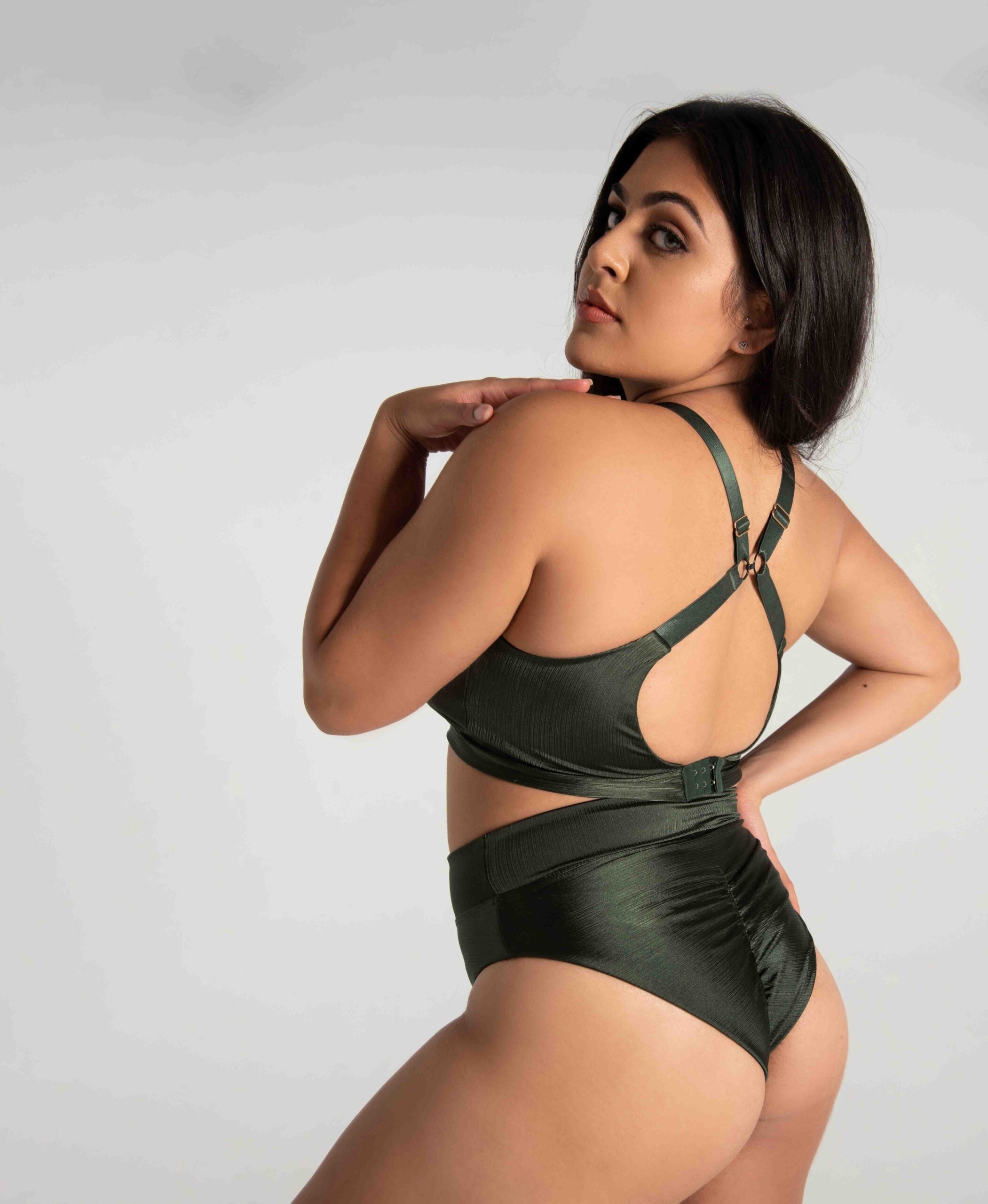 Tatiana Active - Adeline Dark Pine Green Pole Dance Clothing Set
