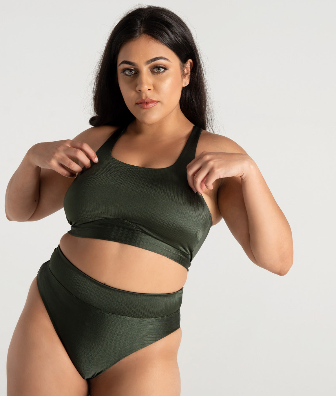 Tatiana Active - Adeline Dark Pine Green Pole Wear Set-9323