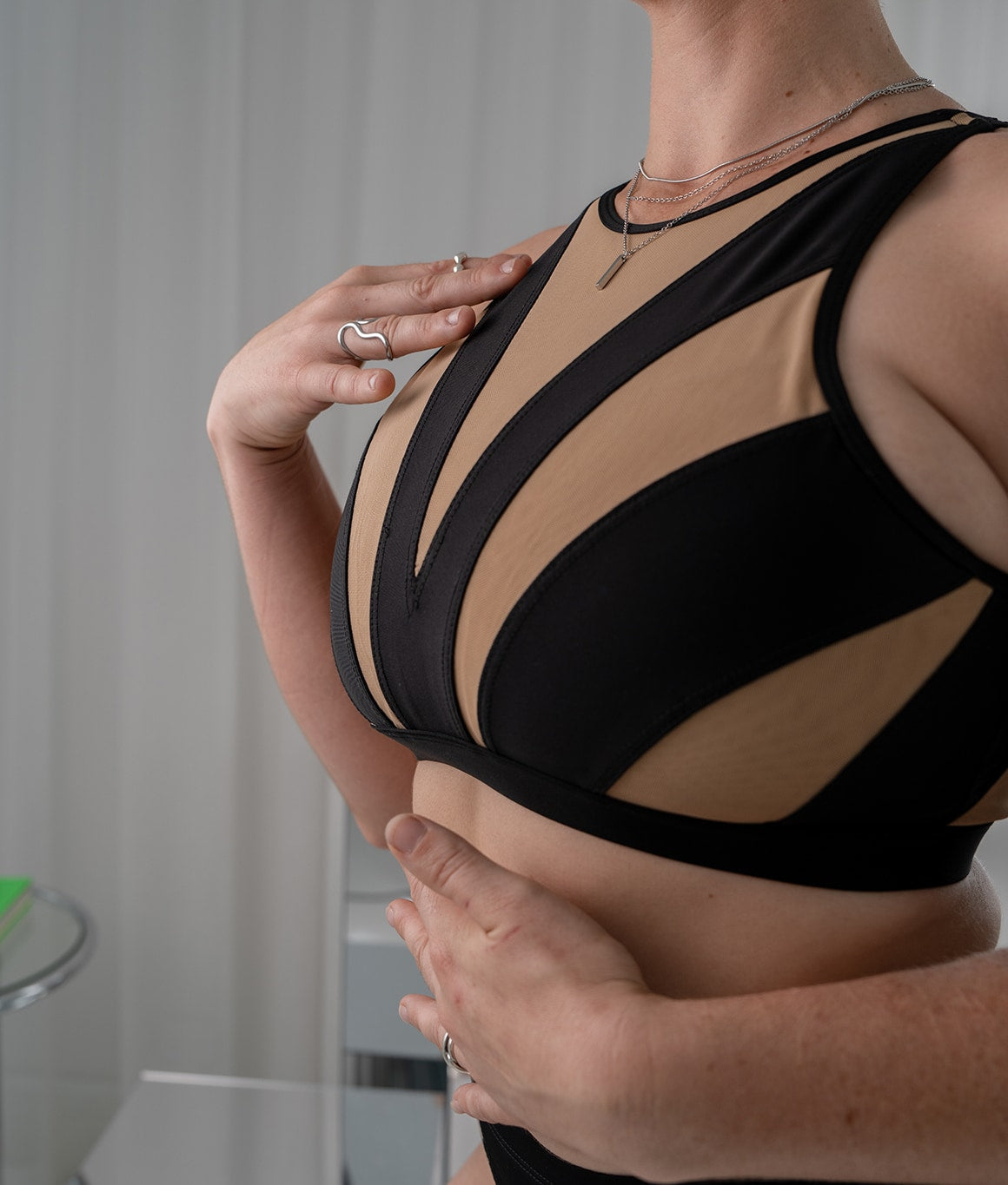 Idro Bra - Black & Beige