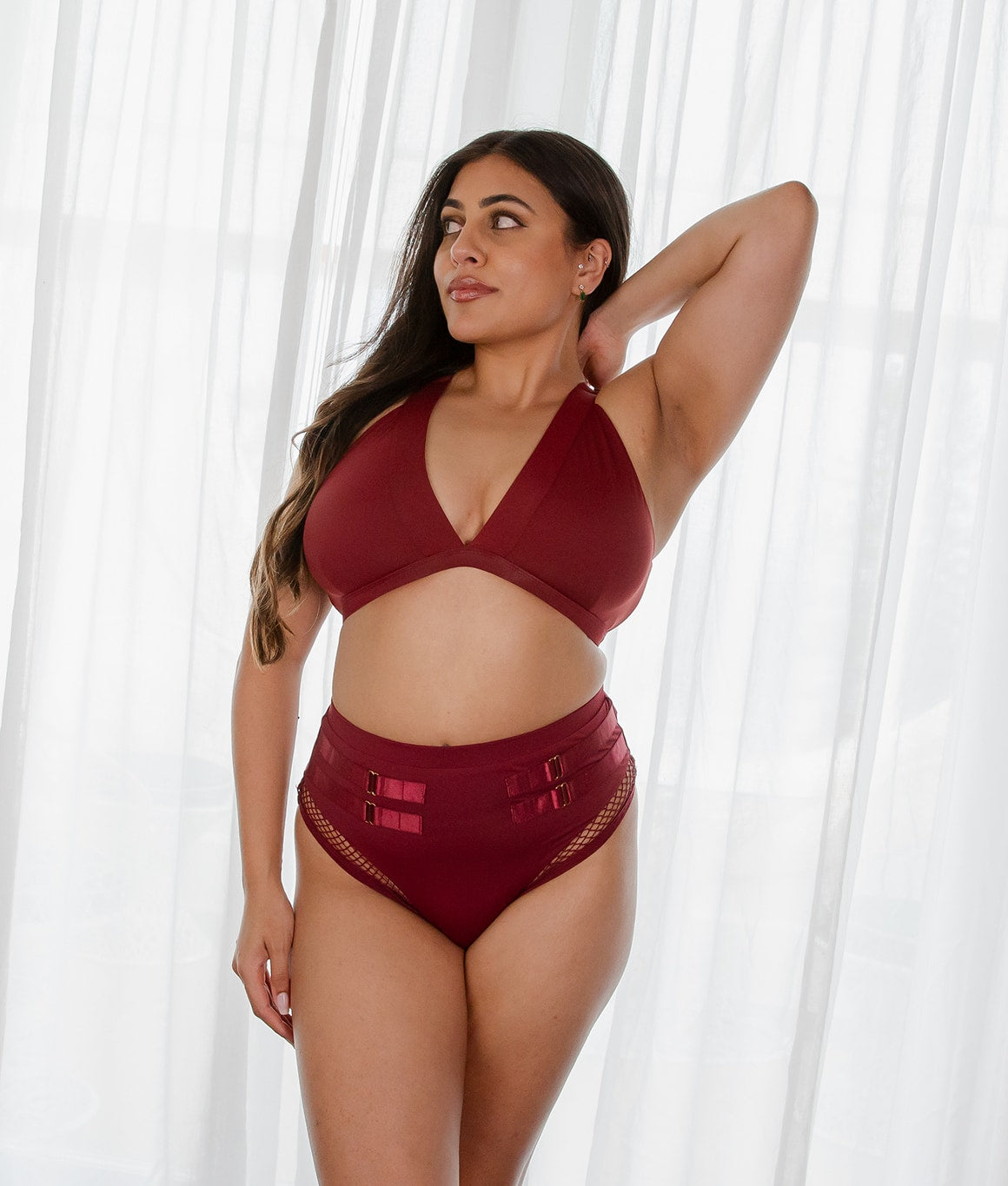 Isla Shorts - Matte Burgundy