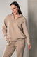 Cairo 1/4 Zip Sweater - Creamy Latte